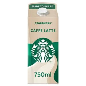 Starbucks Multiserve Caffè Latte Iced Coffee 750ml