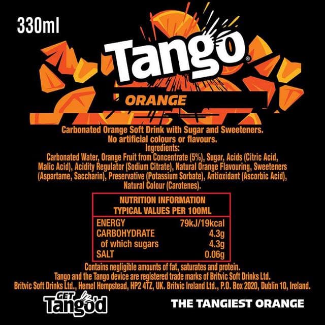 Tango Orange Original Can 24x330ml - gallery image 4