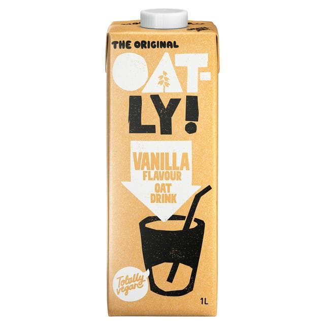 Oatly Oat Drink Vanilla Flavour Long Life 1L - gallery image 1