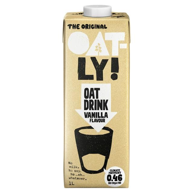 Oatly Oat Drink Vanilla Flavour Long Life 1L - gallery image 1