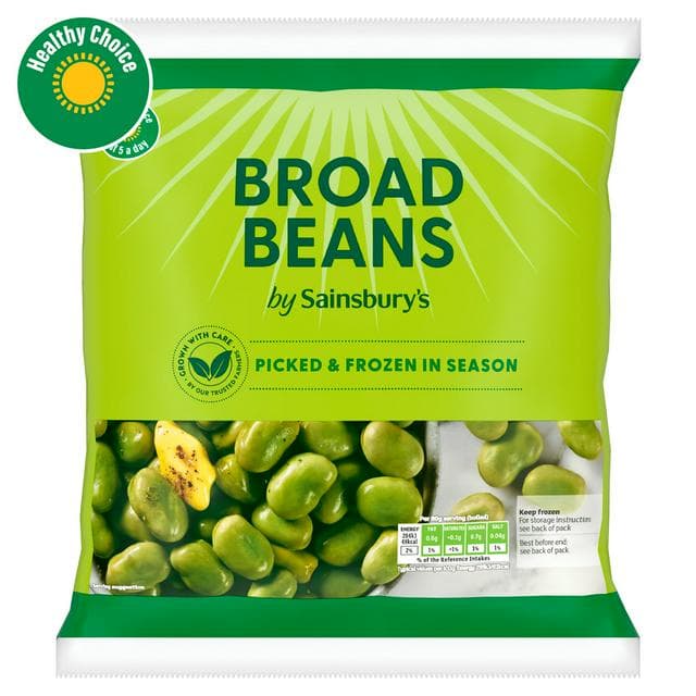 Sainsbury's Broad Beans 650g - gallery image 1