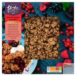 Sainsbury's 500g Winter Berry Crumble, Taste the Difference, Limited Edition