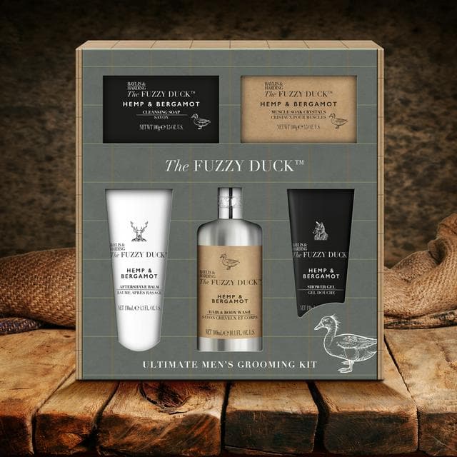 Baylis & Harding The Fuzzy Duck Men's Hemp & Bergamot 5 Piece Set - gallery image 2