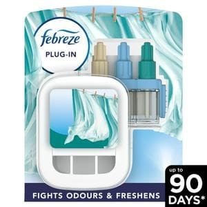 Febreze 3Volution Fresh Linen Smart Programming Air Freshener Plug In Starter Kit 20ml