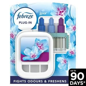 Febreze 3Volution Smart Programming Air Freshener Plug In Starter Kit Spring Awakening 20ml