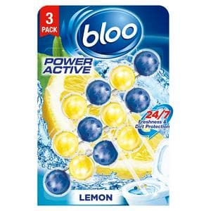 Bloo Power Active Lemon Rim Blocks 2x50g