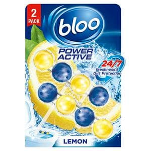 Bloo Power Active Lemon Rim Blocks 2x50g