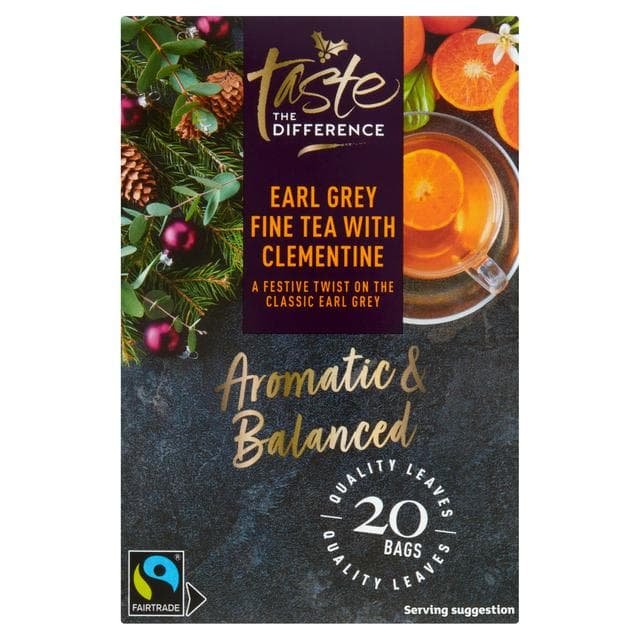Sainsbury's Clementine 20s Earl Grey, Taste the Difference 50g - gallery image 1