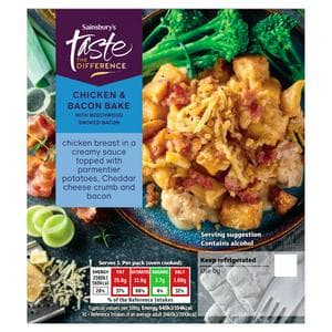 Sainsbury's Chicken & Bacon Bake Taste the Difference 400g (Serves 1)