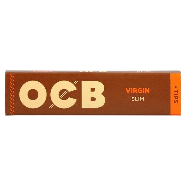 OCB Unbleached Virgin Slim, Tips & Filters x32 - gallery image 1