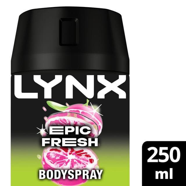 Lynx Epic Fresh 48h Deodorant Body Spray for Men 250ml - gallery image 1