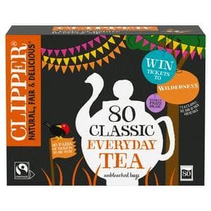 Clipper Fairtrade Everyday Tea Bags x80 23g