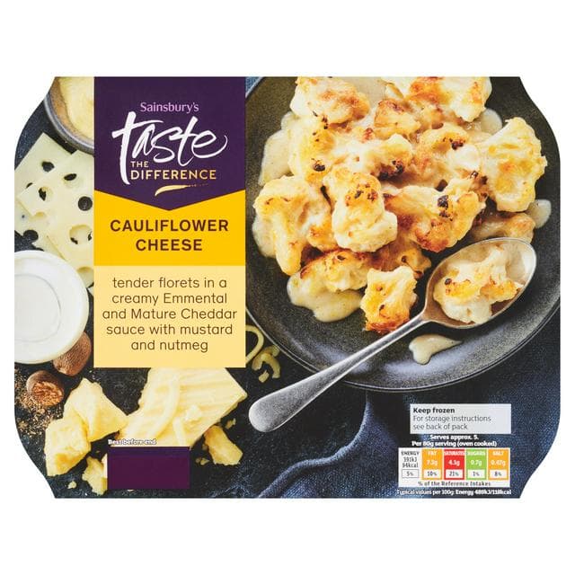 Sainsbury's Cauliflower Cheese, Taste the Difference 500g - gallery image 1