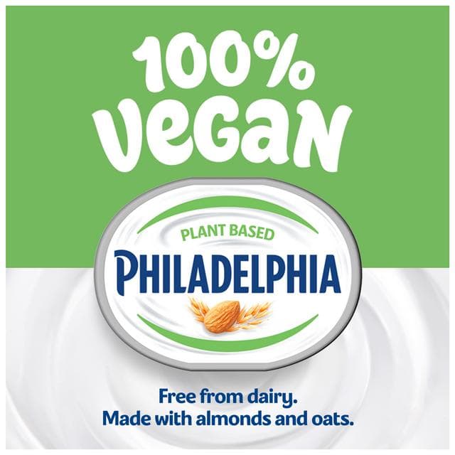Philadelphia Vegan Almond & Oat Soft Cream Cheese Alternative 145g - gallery image 4