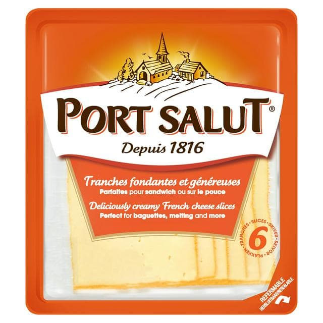 Port Salut French Creamy Cheese Slices 6x20g - gallery image 1