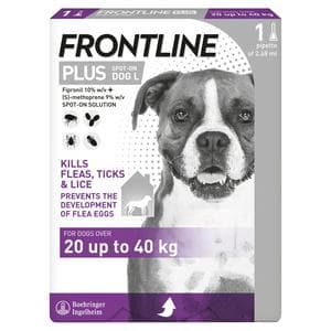 Frontline Plus Spot On Dog L 20 up to 40kg