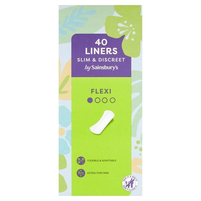 Sainsbury's Liners Flexi x40 - gallery image 1