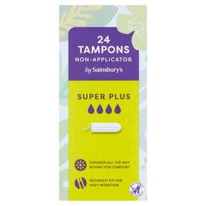 Sainsbury's Tampons Non Applicator Super Plus x24