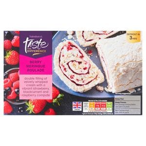 Sainsbury's 445g Berry Roulade, Taste the Difference