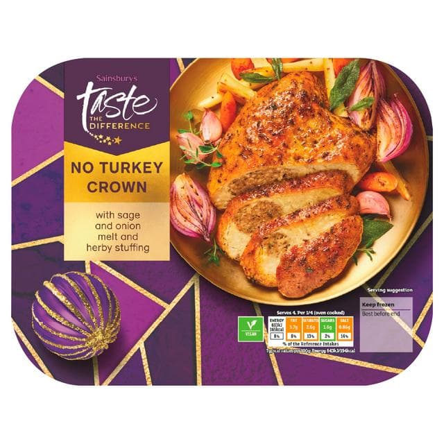 Sainsbury's No Turkey Crown, Taste the Difference 490g - gallery image 1