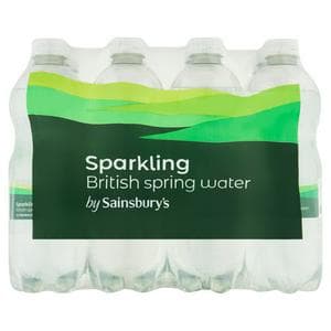 Sainsbury's British Bottled Sparkling Spring Water 12x500ml