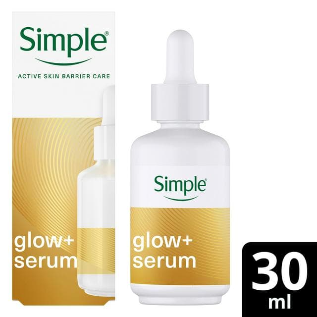 Simple 30ml Glow + 10% Vitamins C + E + F Serum - gallery image 1