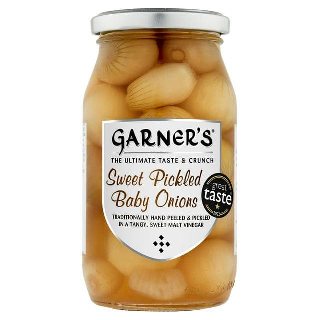 Garners 454g Sweet Pickled Baby Onions (230g*) - gallery image 1