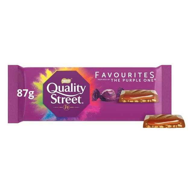Quality Street The Purple One Chocolate Sharing Bar 87g - gallery image 1