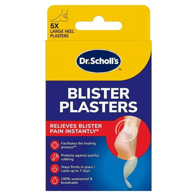 Scholl Large Heel Blister Plasters x5 - gallery image 1