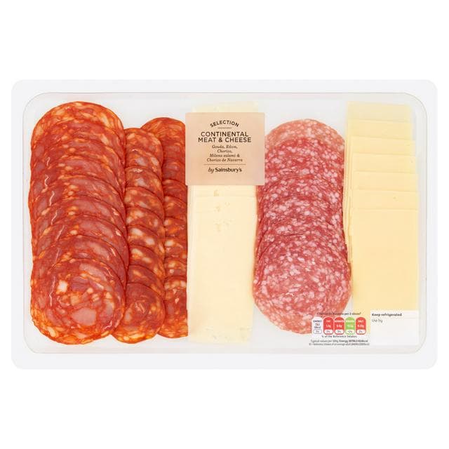 Sainsbury's Selection Continental Meat & Cheese 215g - gallery image 1
