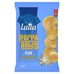 Laila Plain Mini Poppadoms 75g