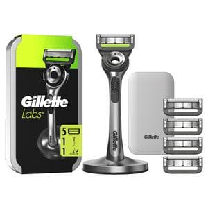 Gillette Labs With Exfoliating Bar Razor 1 Handle 5xBlades