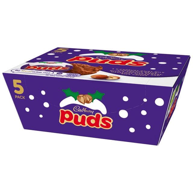 Cadbury Dairy Milk Puds 5 x Chocolate Christmas Multipack 175g - gallery image 3
