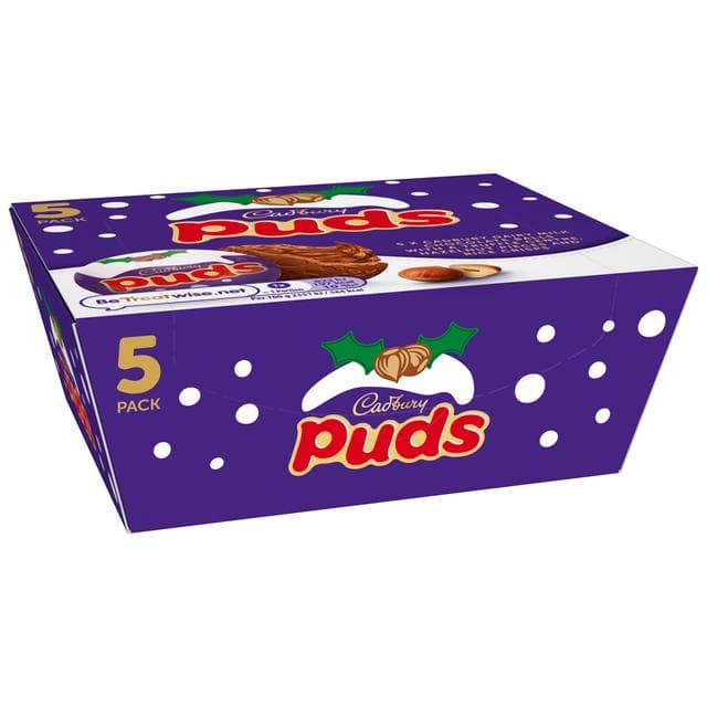 Cadbury Dairy Milk Puds 5 x Chocolate Christmas Multipack 175g - gallery image 4