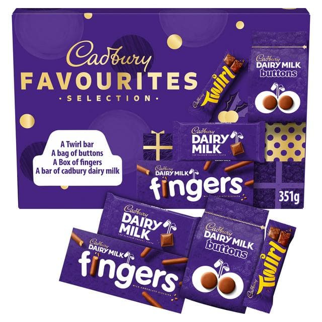 Cadbury 351g Chocolate Favourites Christmas Selection Box - gallery image 1