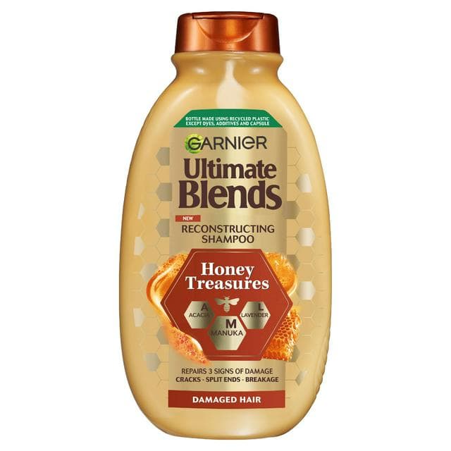 Garnier Ultimate Blends Honey Treasures Strengthening Hair Shampoo with Acacia Honey & Beeswax 400ml - gallery image 1