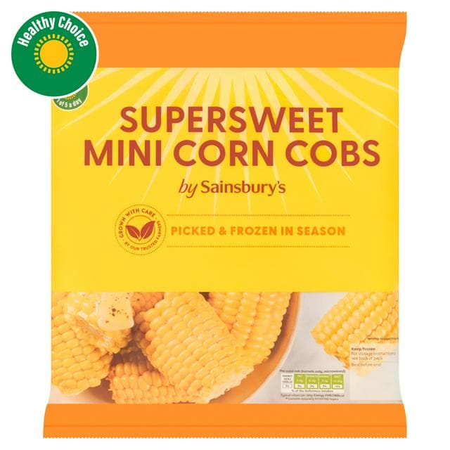 Sainsbury's Supersweet Mini Corn Cobs 875g - gallery image 1