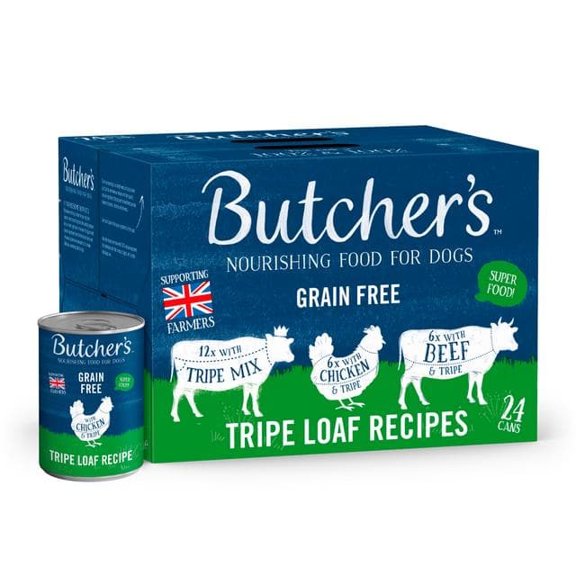 Butcher's Tripe Loaf Recipes Wet Dog Food Tins 24 x 400g - gallery image 5