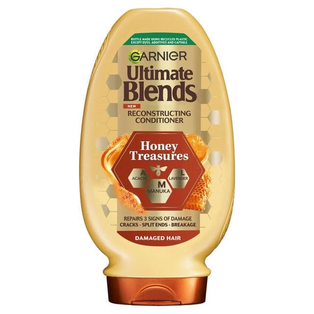 Garnier Ultimate Blends Honey Treasures Strengthening Hair Conditioner with Acacia Honey & Beeswax 400ml - gallery image 1