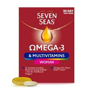 Seven Seas Omega 3 & Multivitamins Woman 30 Day Duo Pack x60