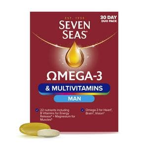 Seven Seas Omega 3 & Multivitamins Man 30 Day Duo Pack