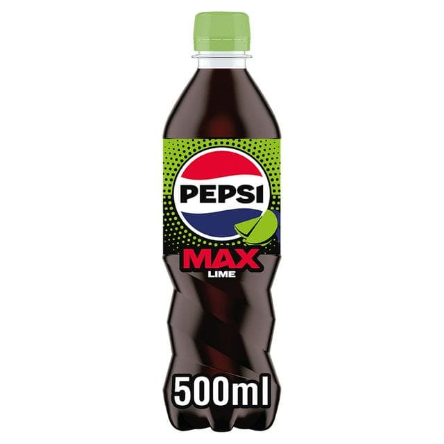 Pepsi Max Lime No Sugar Cola Bottle 500ml - gallery image 1
