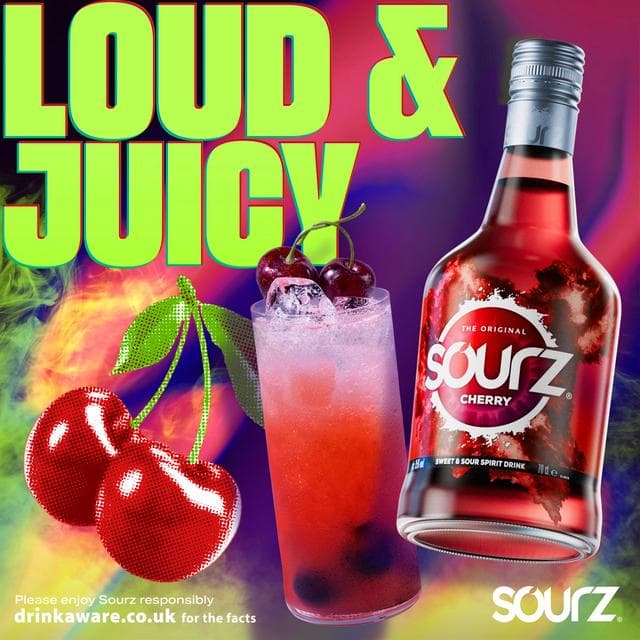 Sourz Cherry Liqueur 70cl - gallery image 4