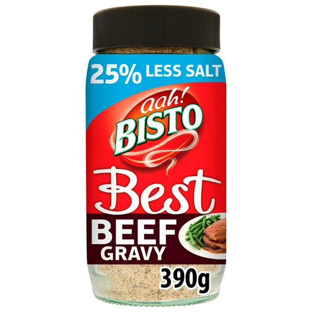 Bisto Best Reduced Salt Beef Gravy Granules 390g - gallery image 1