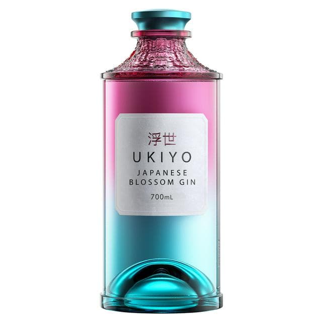 Ukiyo Japanese Blossom Gin 700ml - gallery image 1