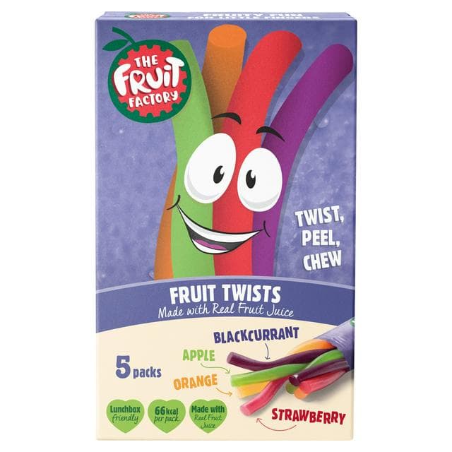 The Fruit Factory Fruit Twists 90g - gallery image 1