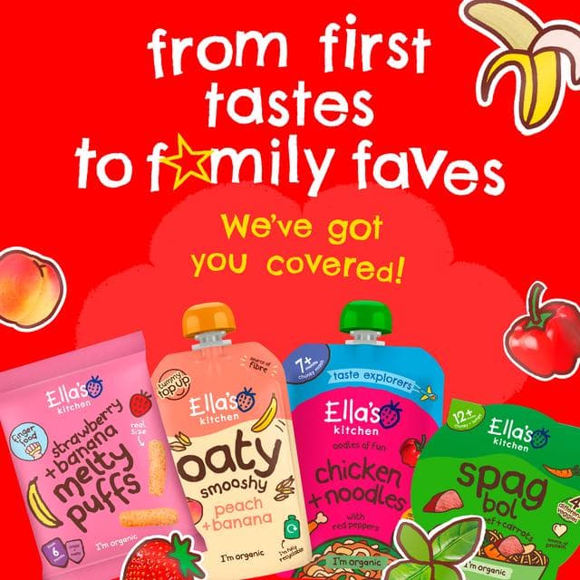 Ella's Kitchen Organic Chicken Pesto Pasta Baby Food Pouch 6+ Months 100g - gallery image 4
