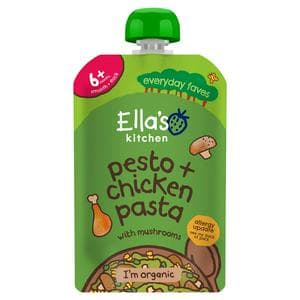 Ella's Kitchen Organic Chicken Pesto Pasta Baby Food Pouch 6+ Months 100g