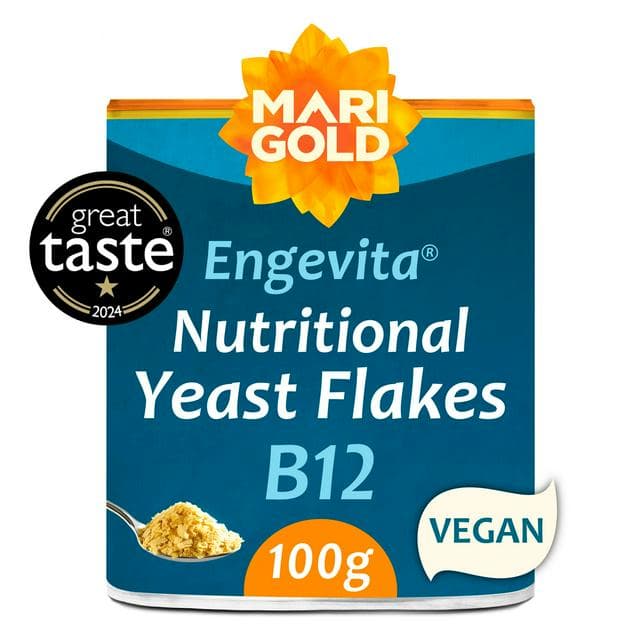 Marigold Health Foods Engevita B12 Nutritional Yeast Flakes 100g - gallery image 1
