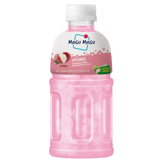 Mogu Mogu Lychee Flavored Drink with Nata de Coco 320ml - gallery image 1